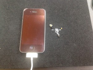 iphone4 スリープボタン　交換修理　11.9